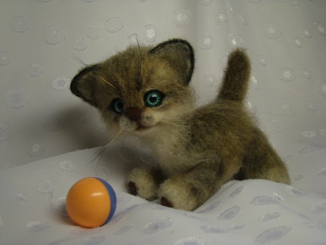 Сибирячок. Авторская игрушка валянием из шерсти Ольги Чернухо (фото 10)