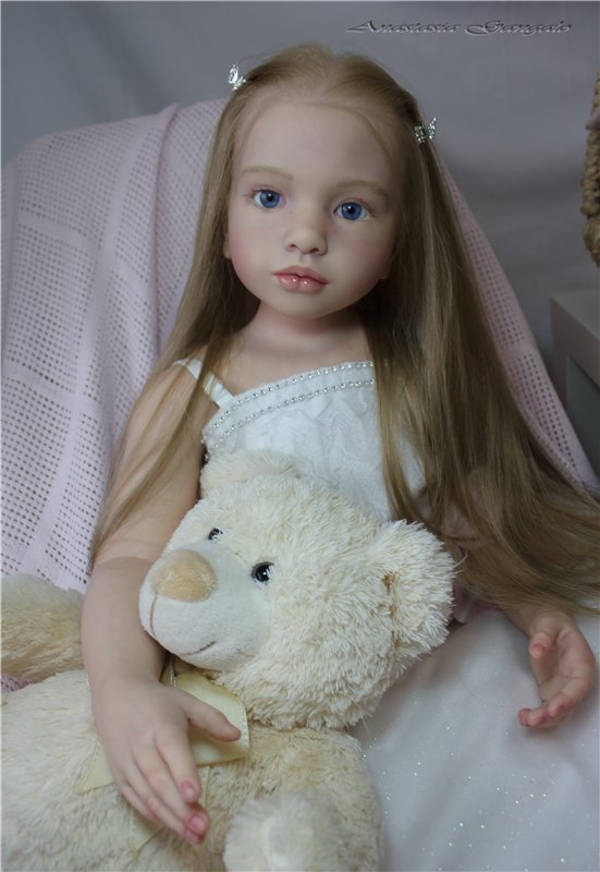 Ангелов много ни бывает. Ангелина. Кукла реборн Анастасии Гангало