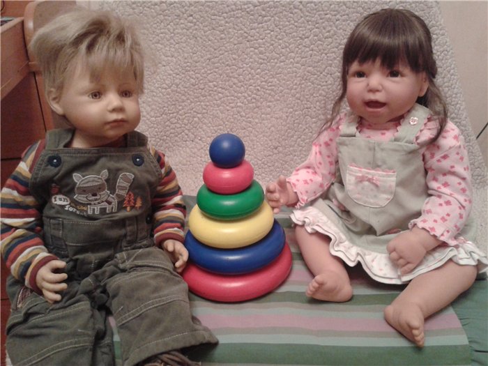 Малышка Ника и Макс - как мы играем. (Lee Middleton, Brigitte Paetsch)