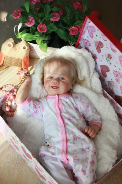 Томочка! Кукла реборн на основе молда Tommy by Sandy Faber