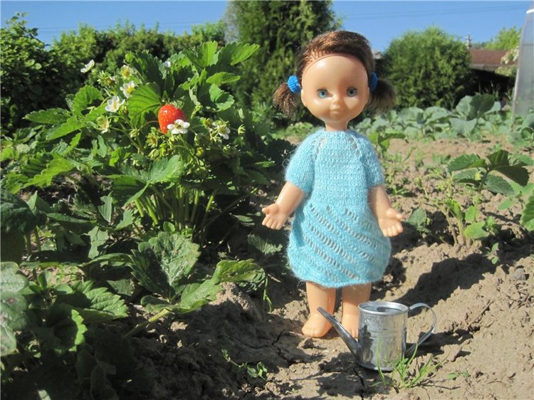 Галчонок и лето. Винтажна куколка СССР Галя