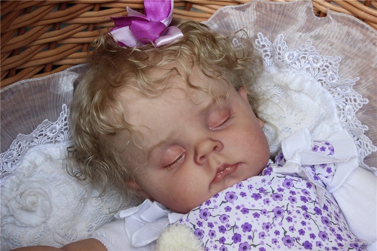 Пончик спит. Кукла реборн Преображенской Светланы (фото 6)