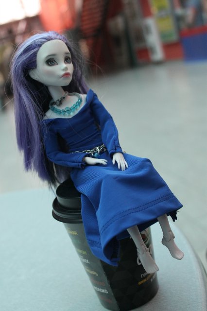 Моя новенькая - голова ooak Монстр Хай Спектра на теле Симба