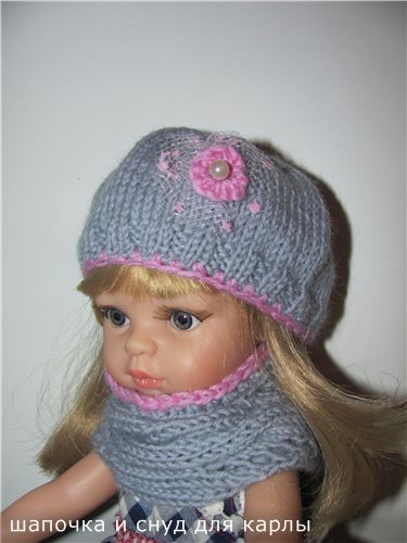 Шапочка и снуд для Паолки | Бэйбики Шапочка и снуд для Паолки (фото 3)
