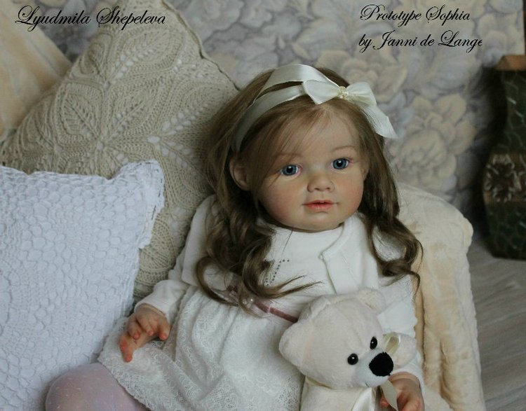 Прототип Sophia by Jannie de Lange. Кукла реборн Шепелевой Людмилы (фото 7)