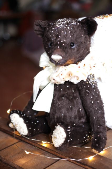 Мишки тедди День и Ночь. Авторские игрушки Татьяны Матляк