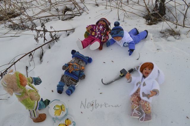 Двое в санках, не считая кота...Вихтели Rosemarie Anna Muller