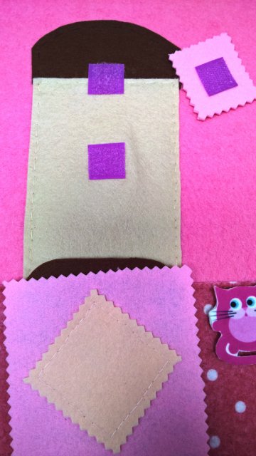 Кукла под подушкой, мамина любовь и кукольный домик-книжка для куклы из фетра | Бэйбики Кукла под подушкой, мамина любовь и кукольный домик-книжка для куклы из фетра