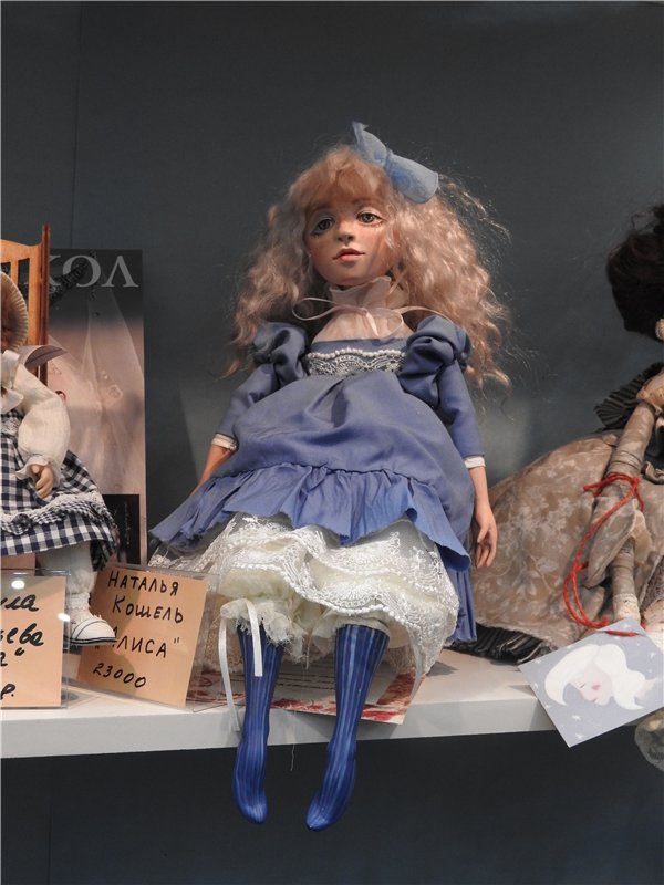 Экскурсия в страну чудес… Авторская кукла. Москва, Тишинка 2016