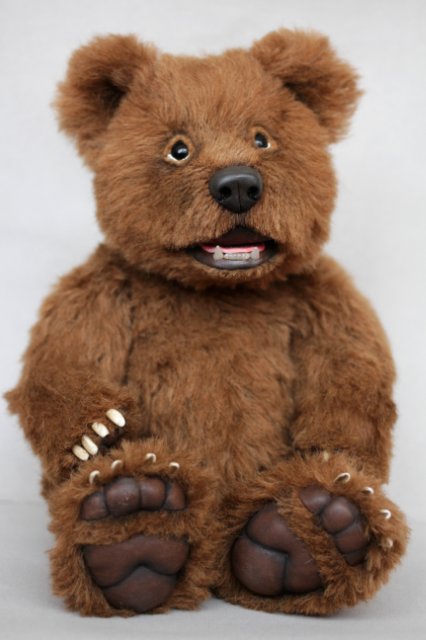 СКИДКА 50% ТОЛЬКО ОДИН ДЕНЬ! Большой мишка натюр Даниель, 40 см ...