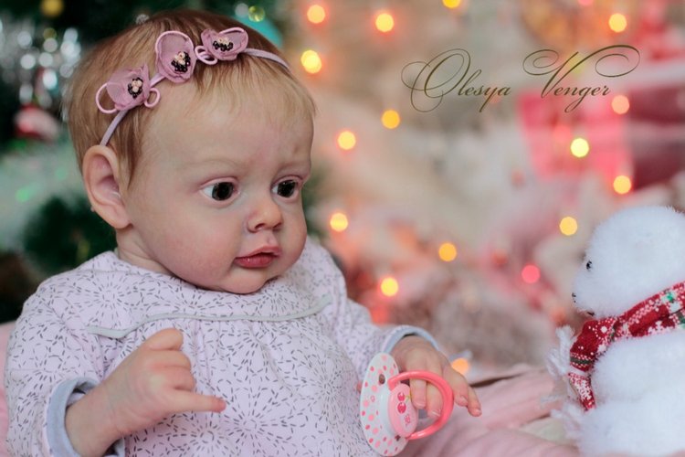 Моя Хлоя, мой любознательный Совенок, кукла реборн Олеси Венгер (фото 9)