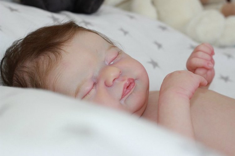 Маленькая бусинка Америкус, кукла реборн Беспаловои Жанны