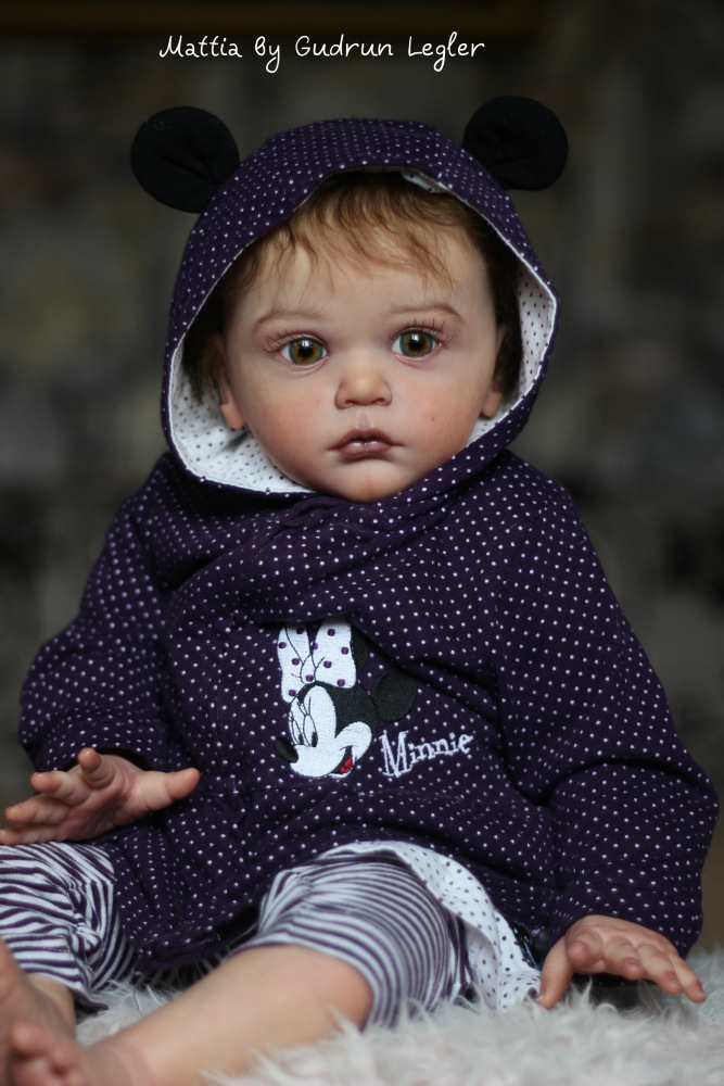 Еще раз Мышка. Mattia by Gudrun Legler. Кукла реборн Преображенской Светланы