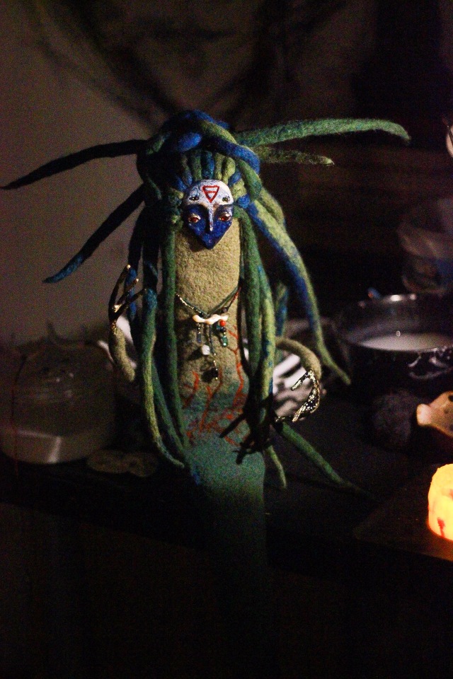 Царь Водяник — Авторские куклы из шерсти (валяние): сухое (фото 4)