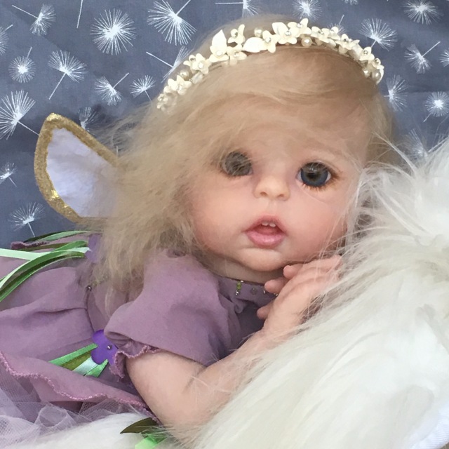 Цветочек-кукла реборн Элины Кудрявцевой