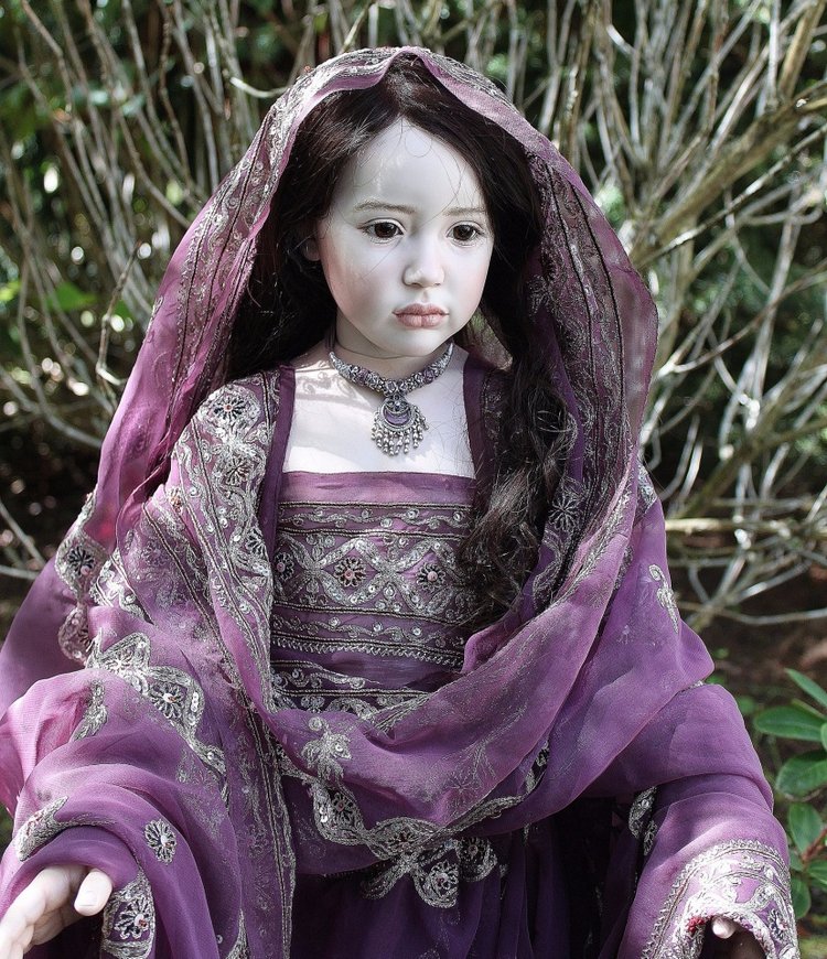 Процесс создания фарфоровых кукол - Джинн Гросс (Jeanne Gross). Часть третья: Стефани (Stephanie). Вишенка на торте