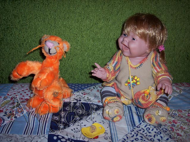 Зверики для дочки — Текстильные игрушки и примитивы: кофейные (фото 8)