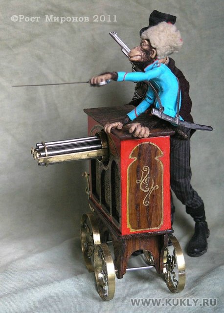 Авторские куклы Ростислава Миронова из серии «Русскiй Стимпанкъ» (фото 9)