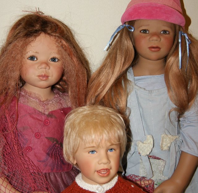 TIPPI - краса... русая коса, русалка из серии Atlantis от Annete Himstedt