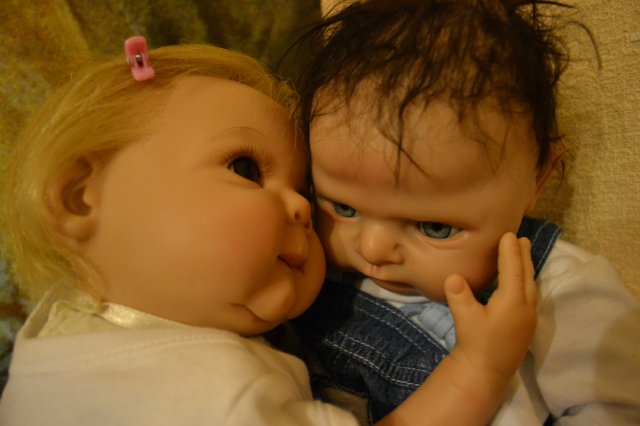 Наконец она приехала - моя рыбка Поньо! Baby Girl Doll Bonnie Chyle (фото 8)