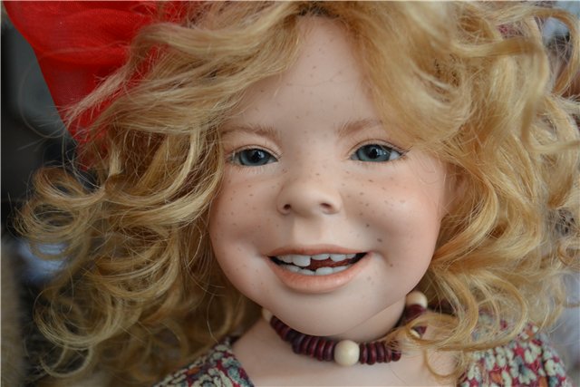 Солнышко в фарфоре! Аннушка от Heidi Plusczok (фото 9)