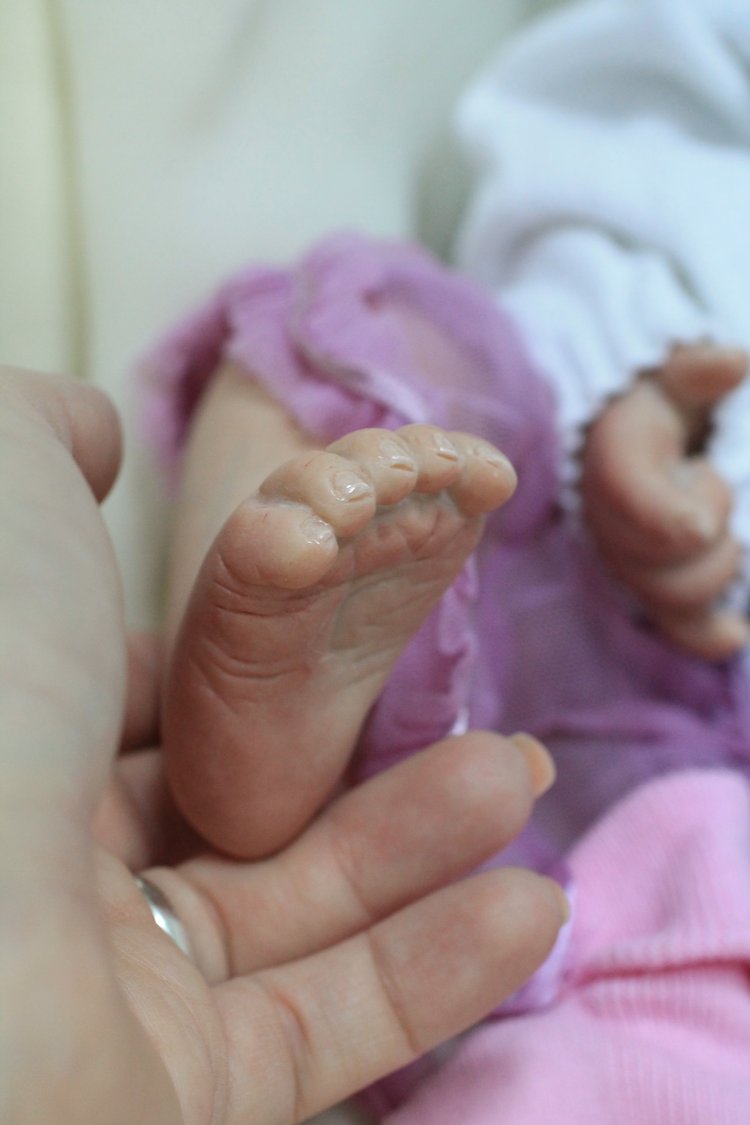 Рождение в день Святого Валентина. Кукла реборн Любовь (фото 5)