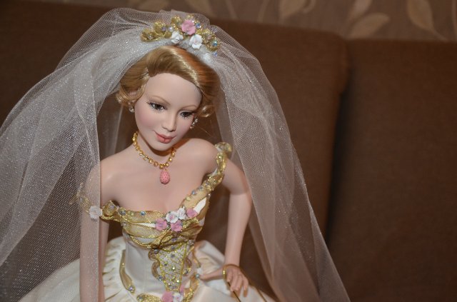 Фарфоровая кукла, невеста The Ashton-Drake Galleries (фото 5)