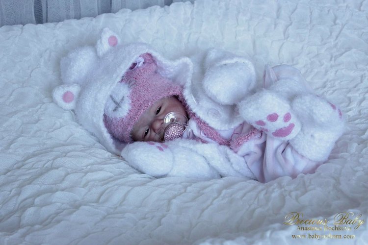 Мой маленький котёнок! Кукла реборн Анастасии Бочковой