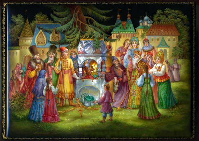 Усмотри тропинку в сказку или Здесь русский дух, здесь Русью пахнет. Федоскинская лаковая миниатюра