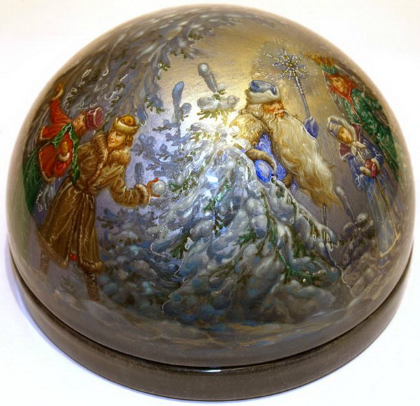 Усмотри тропинку в сказку или Здесь русский дух, здесь Русью пахнет. Федоскинская лаковая миниатюра