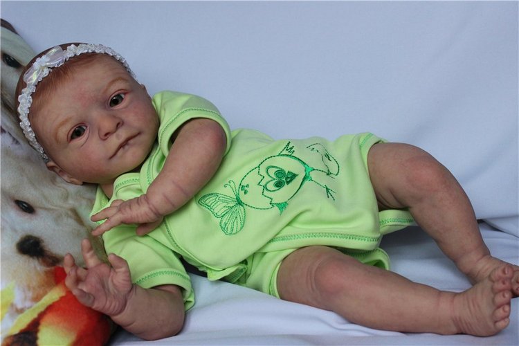 В траве сидел Кузнечик. Кукла реборн Светланы Преображеской (фото 4)