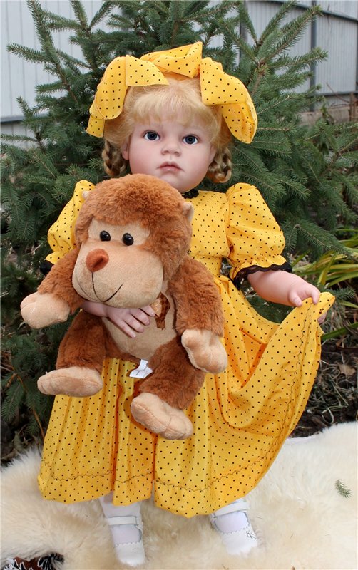 Танечка. Кукла-реборн Елены Иваховой | Бэйбики Танечка. Кукла-реборн Елены Иваховой (фото 10)