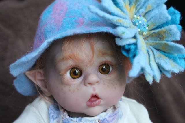 Офелька-Цветочек. Кукла реборн Элины Кудрявцевой