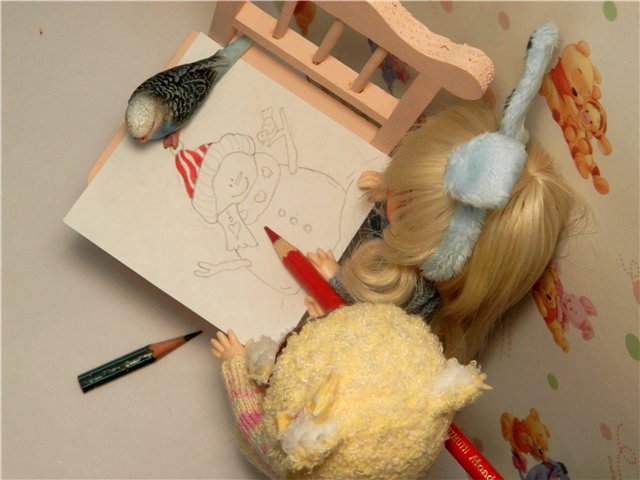 С рождеством! Лира, Мира, Винн и Акари