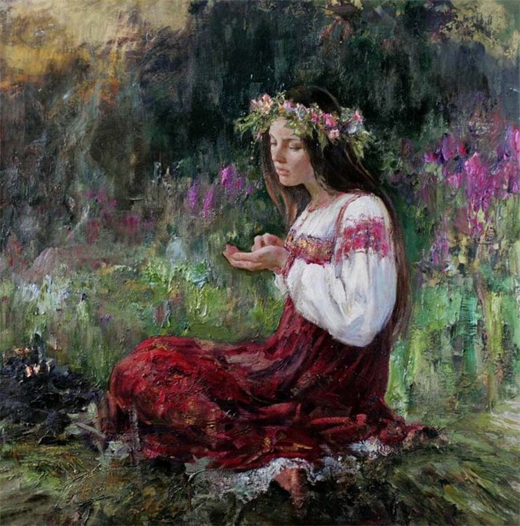 Я шила платье цвета розового пепла