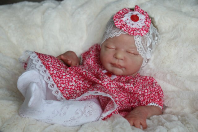 Спящая малышка Рози 2. Куколка реборн Виктории Вишни