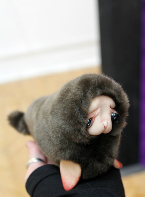 Миниатюрные создания — Игрушки в смешанной технике (мех и глина): Арт