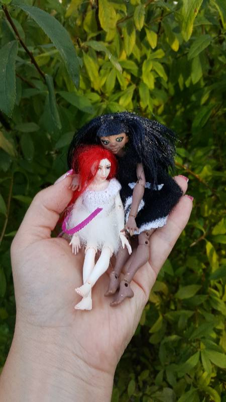 Шоколадка и Беляночка — Авторские куклы BJD (БЖД) у нас дома: фото (фото 4)