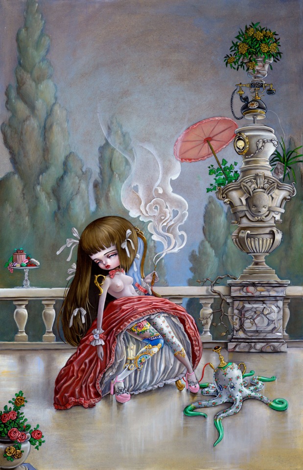 Мрачные и прекрасные куклы художницы Кукула (Kukula) в оригинальных арт иллюстрациях Натали Абрамович. Много фото (фото 9)