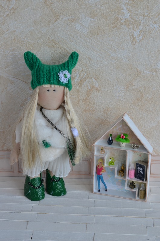 Большой румбокс с аксессуарами (фотозона 7в1) для кукол от 25 см