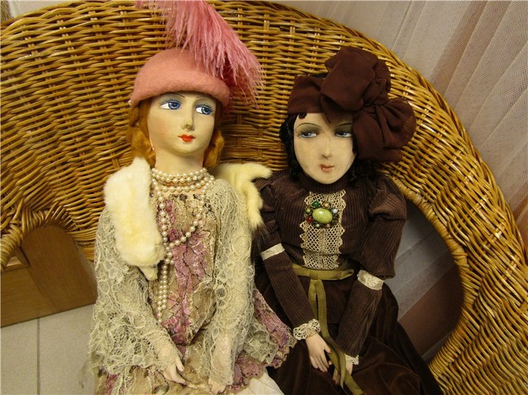 Великолепная четверка — Редкие антикварные куклы и реплики: воск