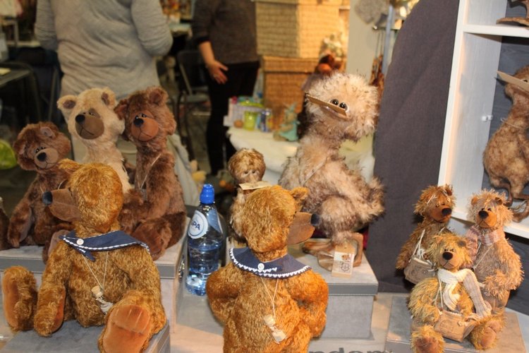 Выставка мишек, кукол и кукольной миниатюры в Голландии 2017 - часть пятая