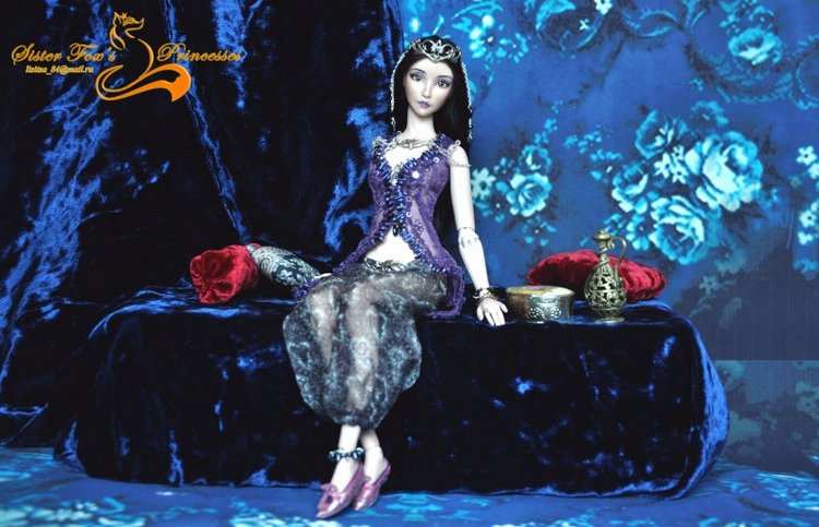 Восточная принцесса — Авторские шарнирные куклы своими руками: лепка (фото 2)