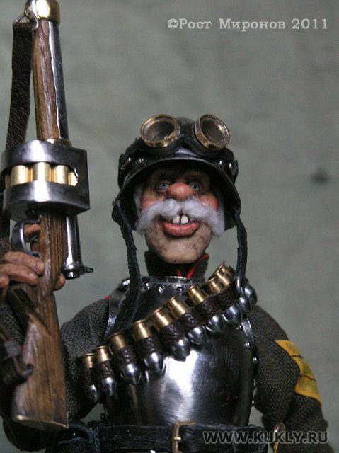 Авторские куклы Ростислава Миронова из серии «Русскiй Стимпанкъ»