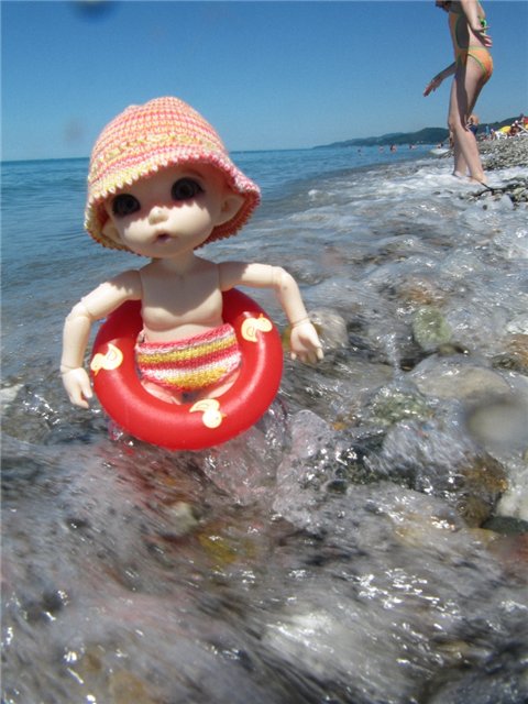 Майка на море. PukiFee Ante BJD (фото 7)