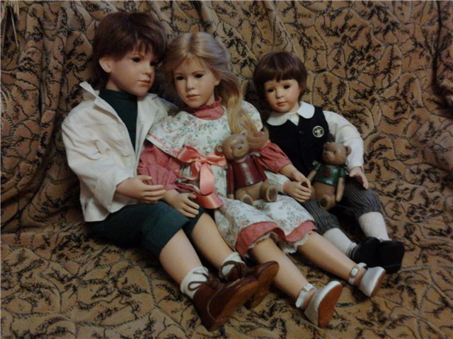 Коллекционные куклы дети от Веры Шольц