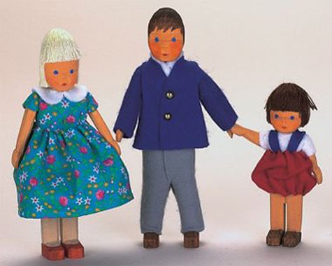 Куклы из дерева по семейной традиции Lotte Sievers-Hahn dolls, Лотты Сиверс-Хан
