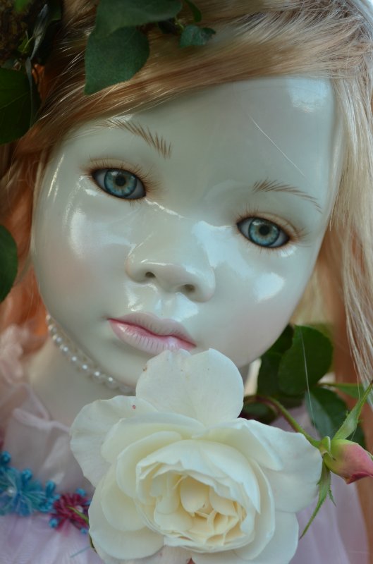 Лунные девочки или необычное творение Ширли (Shirley) - глазурованная кукла Мариэль (Mariele)
