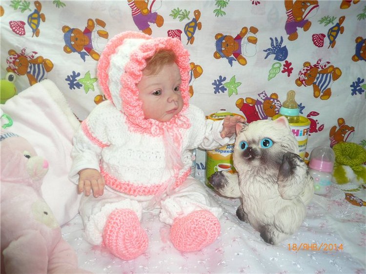 Моя нежная девочка Сонечка. Кукла реборн Светланы Преображенской (фото 4)