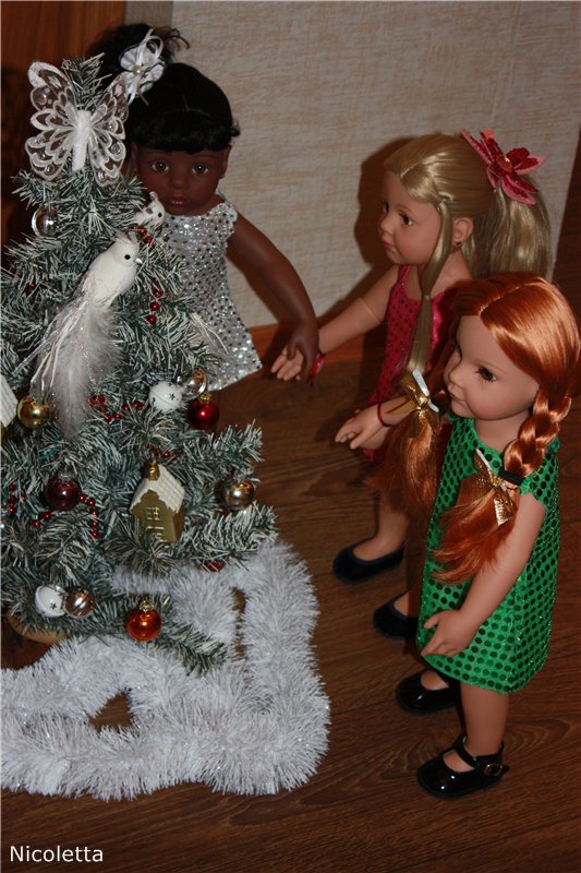 Настроение праздника и мои куклы Готц (фото 9)